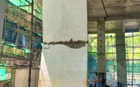 Suspended Construction of 13-Storey Westlands Building Over Structural Failure. PHOTO/Courtesy