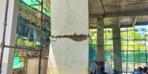 Suspended Construction of 13-Storey Westlands Building Over Structural Failure. PHOTO/Courtesy