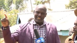 Kesebek village elder John Maritim speaking to journalists at Kesebek village on Tuesday, December 9, 2025. PHOTO/Emmanuel Rono