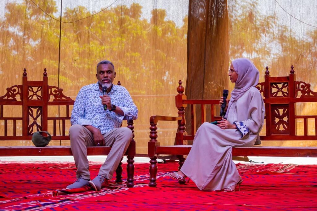 DG Noordin Haji speaking during the Swahilipot hub event ahead of AI Hackathon. PHOTO/Courtesy 