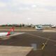 Planes on the runway at Jomo Kenyatta International Airport (JKIA), East Africa’s biggest airport, in Nairobi. FILE PHOTO | NMG