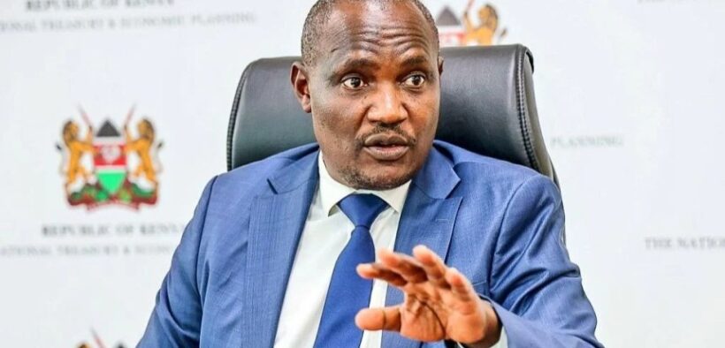 Treasury CS John Mbad. PHOTO/Treasury X.