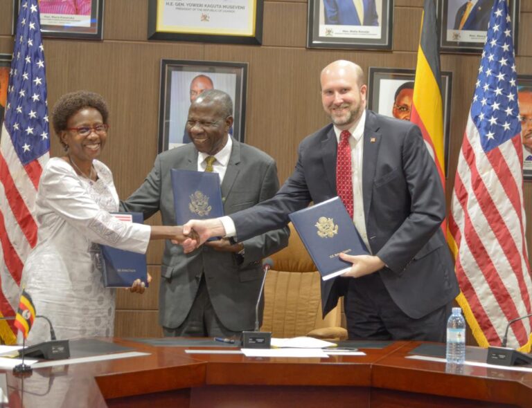 U.S. and Uganda Sign Landmark $2.3 Billion Health Cooperation Framework for Self-Reliance. PHOTO/US Embassy Uganda