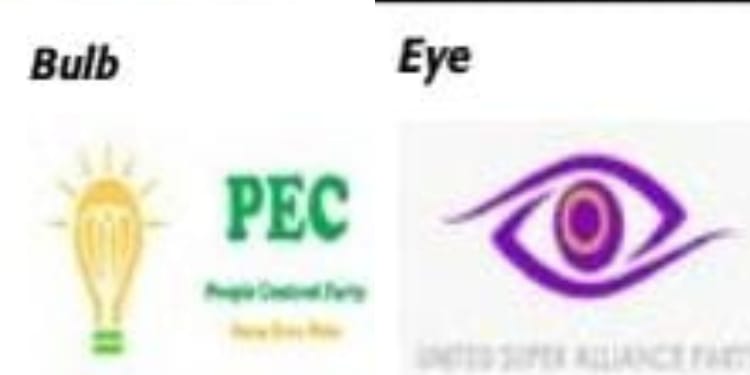USAP and PEC party symbols. PHOTO/MyGov