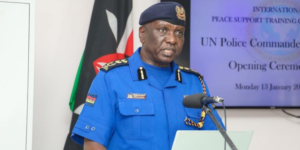 Inspector General Douglas Kanja speaking at past event. PHOTO/pixels