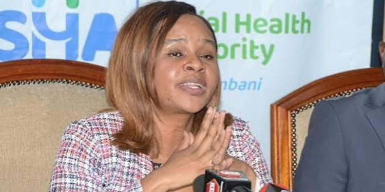 SHA Boss Dr. Mercy Mwangangi speaking at past event. PHOTO/pixels