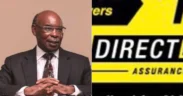 A photo collage of Royal Credit Limited Chairperson SK Macharia and Directline Assurance. PHOTO/Courtesy.