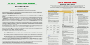 Vodafone Kenya Limited of 15% of the issued shares in Safaricom PLC from the Government of the Republic of Kenya