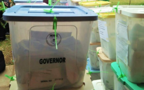Governor ballot box during a past election in Kenya. PHOTO/Courtesy.