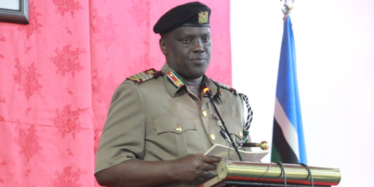 Nairobi Regional Commissioner Gilbert Kitiyo issueing update of traffic disruption ahead of Jamhuri Day celebrations. PHOTO/Pixels