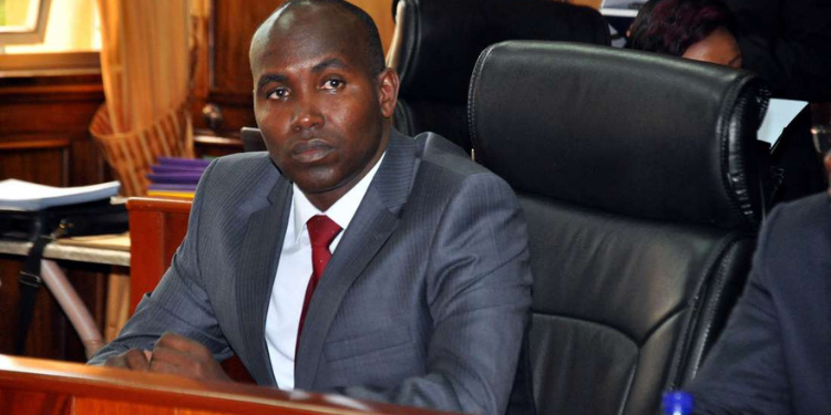 Profile Background of Samburu Senator Steve Lelegwe.