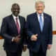 Kenya's President William Ruto poses for a photo with U.S President Donald Trump. PHOTO/PCS.