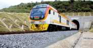 File image of a Kenya Railways train.