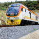 File image of a Kenya Railways train.