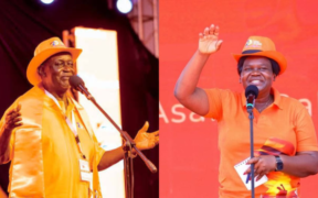 Collage of Party leader Oburu Odinga and Party Chairperson Gladys Wanga. PHOTO/File