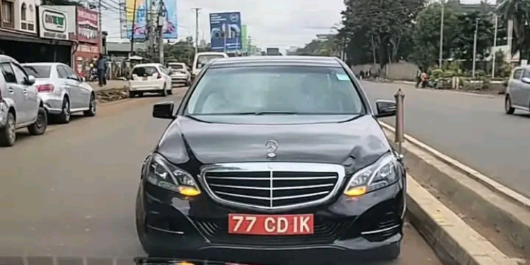 Diplomat Number plate in a high-end vehicle. PHOTO/Pixels