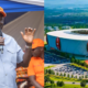 A photo collage of late Raila Odinga and Talanta Hela Stadium. PHOTO/UGC.