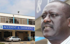 A collage of KNH structure and the boss of KNH Dr. Richard. PHOTO/ pixels