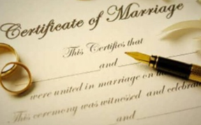 A certificate of marriage in Kenya. PHOTO/ The Online Kenyan.