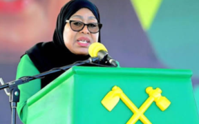 President of Tanzania, Samia Suluhu Hassan image speaking at past event. PHOTO/Pixels