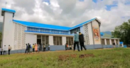 Chesongoch Catholic Church Parish Building with the Congregants Outside in Protest over Sold Parish Vehicle. PHOTO/ Propesa TV