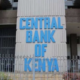 The image shows the CBK headquarters in Nairobi Kenya