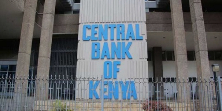 The image shows the CBK headquarters in Nairobi Kenya
