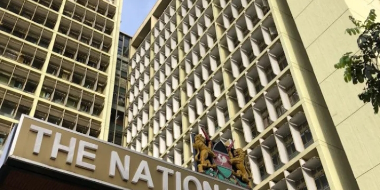 A picture of the National Treasury headquartered in Nairobi