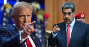 US President Donald Trump and Venezuelan President Nicolás Maduro. PHOTO/ File