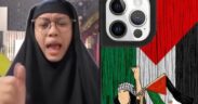 Malaysian Palestine Activist Sported with an Apple iPhone 17 . PHOTO/Courtesy