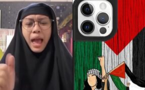 Malaysian Palestine Activist Sported with an Apple iPhone 17 . PHOTO/Courtesy