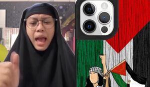 Malaysian Palestine Activist Sported with an Apple iPhone 17 . PHOTO/Courtesy