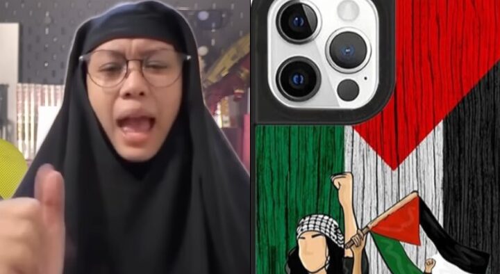 Malaysian Palestine Activist Sported with an Apple iPhone 17 . PHOTO/Courtesy