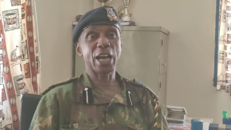 Luanda Sub-county OCPD inspector Richard Siele speaking to journalist on December 8, 2025. Photo/Courtesy