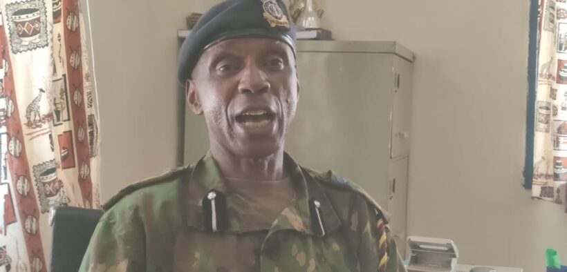 Luanda Sub-county OCPD inspector Richard Siele speaking to journalist on December 8, 2025. Photo/Courtesy