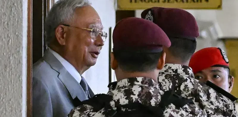 Najib Razak is already serving a six-year jail sentence for a separate case of embezzlement related to 1MDB