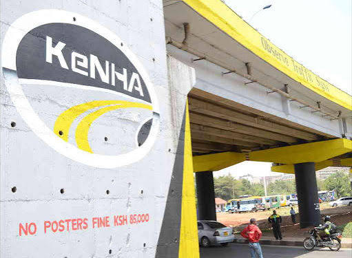 KeNHA sign board for illustration purposes. PHOTO/Courtesy 