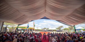 Goat auction ceremony attended by President William Ruto in Baringo County on Monday, December 22, 2-025. PCS