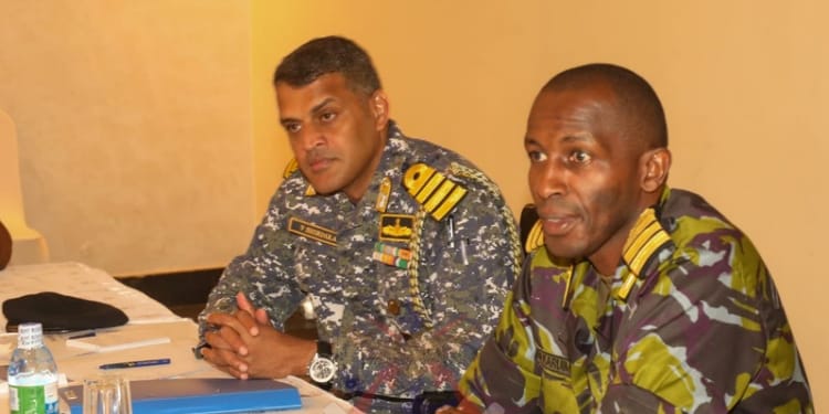 KDF officials met with their collegues from Indian Army