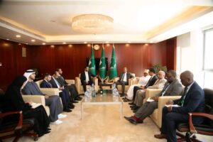Member of the AUC and United Arab Emirates In A Meeting In Addis Ababa. PHOTO/ File 