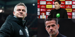 The image shows list of managers likely to succeed Amorim at Manchester United;Marco Silva,Ole Gunnar and IraolaImage/Football Accounts/X