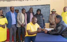 President Votes at Koilel Primary School in Uasin Gishu County In UDA Grassroots Elections. PHOTO/ File