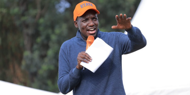 ODM deputy party leader Simba Arati during meet the people tour in Kitutu Chache South Image/Simba Arati/X