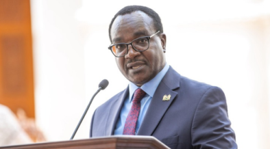 Education CS Julius Ogamba during a visit to the Al-Jamea-tus-Saifiyah Campus in Karen Image/Migos/X