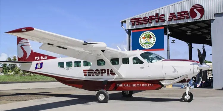 Tropic Air during the welcoming of fifth and final factory new aircraft in 2025/2026 fleet expansion initiative V3-HJE Image/Tropic Air