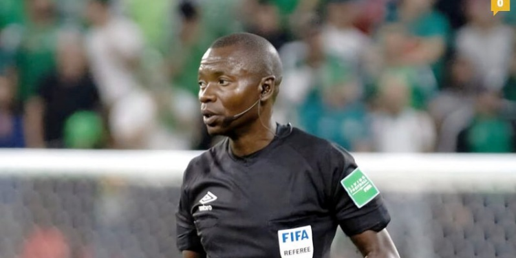 The image shows Jean -Jacques Ndala , a FIFA-listed referee from DR Congo Image/FIFA/X