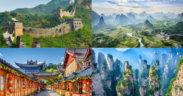 A Photo Collage of Some of the Scenic Places in China. PHOTO/ File