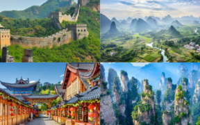 A Photo Collage of Some of the Scenic Places in China. PHOTO/ File