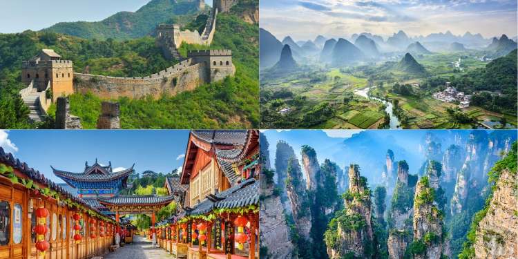 A Photo Collage of Some of the Scenic Places in China. PHOTO/ File