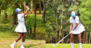 Akothee pictured playing Golf at a Golf Club in Kisii Image/Akothee/FB